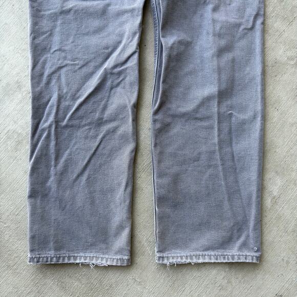 Vintage Y2K Carhartt gray double knee work wear carpenter pants - Picture 4 of 4